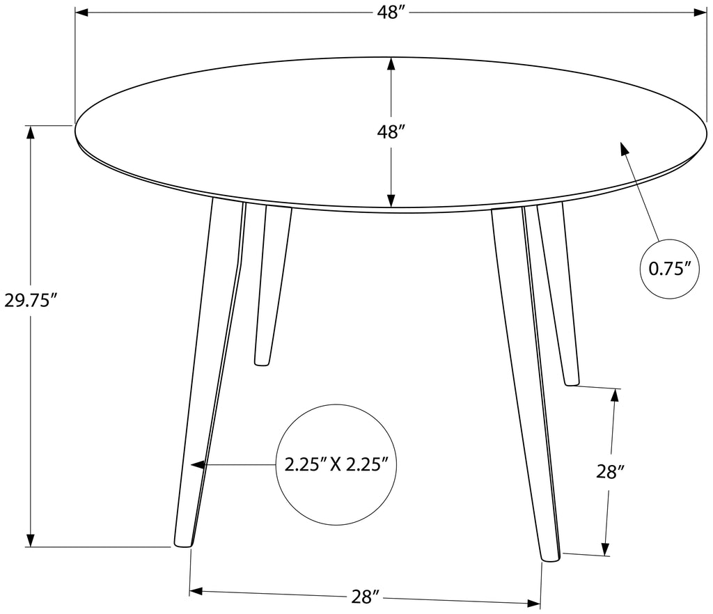 Dining table set with 4 chairs