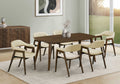 Dining table set with 6 chairs