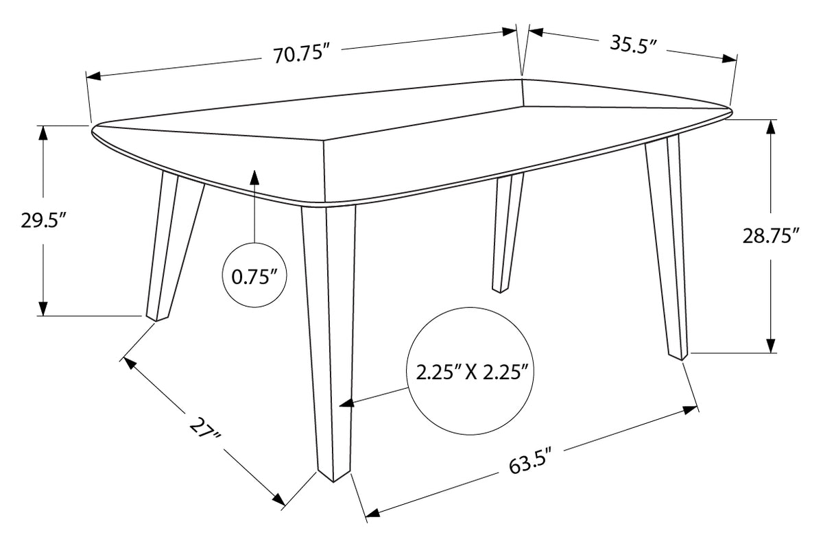 Dining table set with 6 chairs