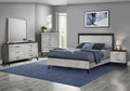 QUEEN SIZE BED / GREY RECLAIMED / GRAPHITE