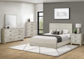 QUEEN SIZE BED / BLEACHED OAK FINISH